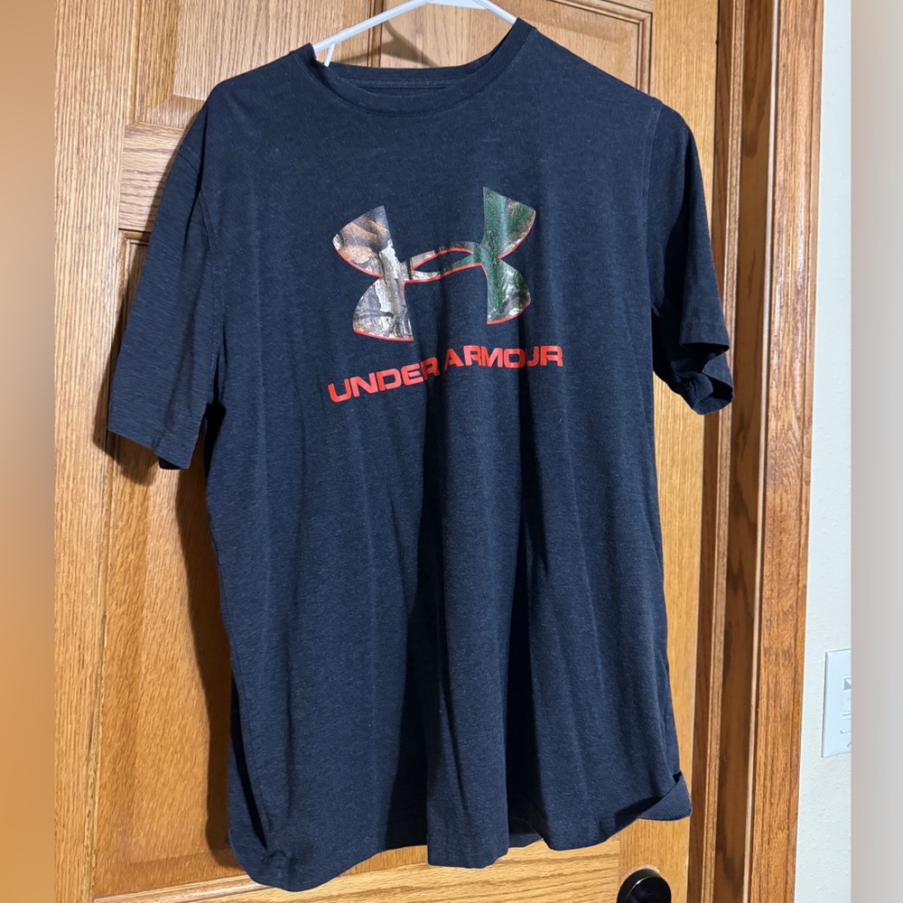 LG Men's Dark Gray T-Shirt with Logo